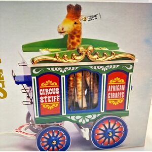 Steiff Golden Age of the Circus African Giraffe Wagon Set 4113/5000 Limited Ed